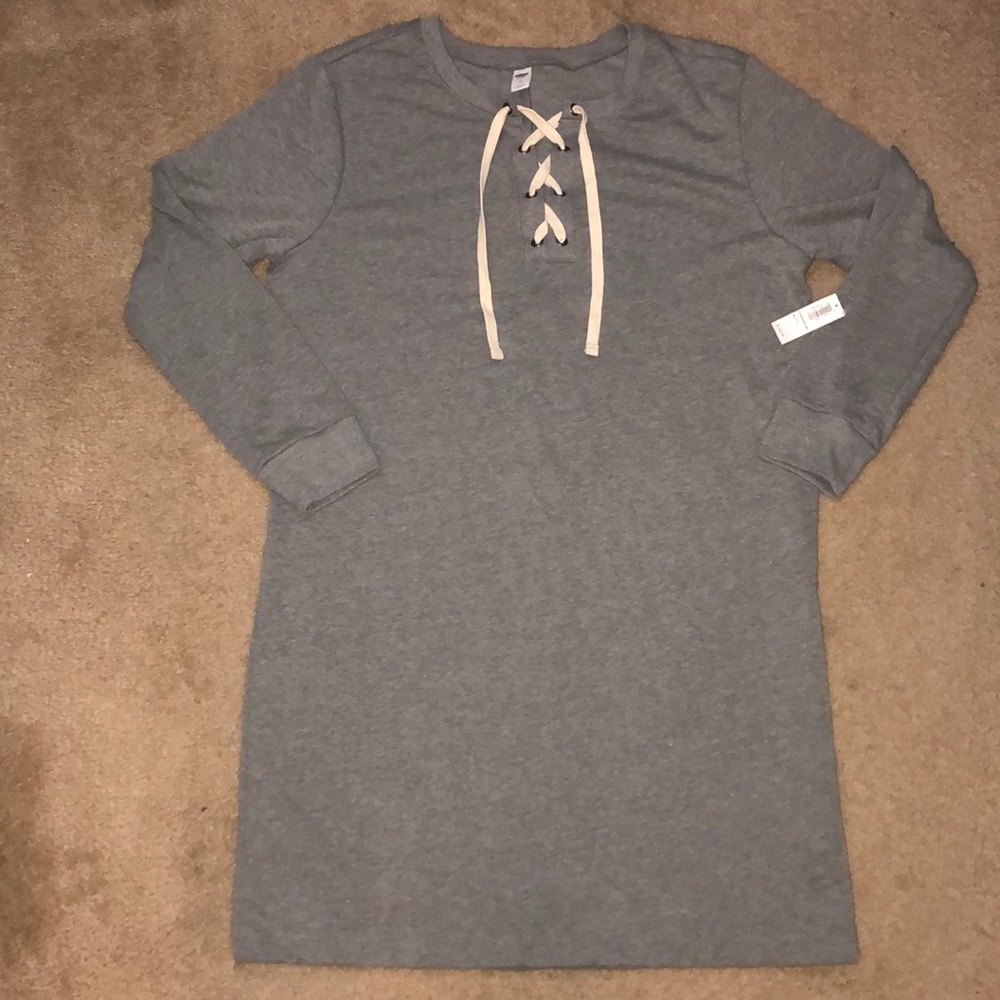 NWT! Soft Old Navy Dress Gray XL